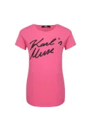 Karls Muse T-shirt Karl Lagerfeld pink