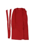 Wełniany płaszcz Mayane-1 HUGO czerwony