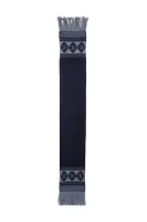Woolen scarf Aproscar BOSS ORANGE navy blue