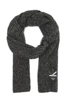Scarf oversize label | with addition of wool CALVIN KLEIN JEANS gray
