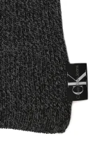 шаль oversize label | з додаванням бавовни CALVIN KLEIN JEANS сірий