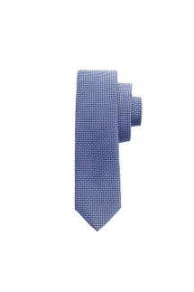 Krawat BOSS BLACK niebieski