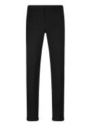 Wełniane spodnie Wave cyl | Extra slim fit BOSS BLACK czarny