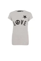 T-shirt Love Moschino szary