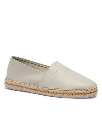 Leather espadrilles