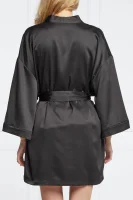 Satin bathrobe ALICIA | Relaxed fit Guess Underwear black