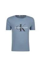футболка monogram logo | regular fit CALVIN KLEIN JEANS голубий
