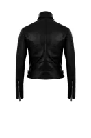 Leather biker jacket  Dsquared2 black