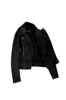 Leather biker jacket  Dsquared2 black