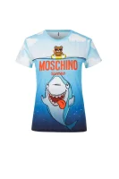 T-shirt Moschino Swim błękitny