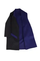 Reversible Coat Armani Collezioni cornflower blue