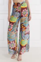 Trousers | Loose fit | with addition of silk Guess 	multicolor	