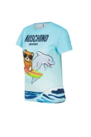 T-shirt Moschino Swim niebieski