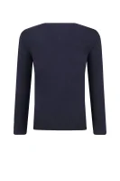 Sweter Tommy | Regular Fit Tommy Hilfiger granatowy