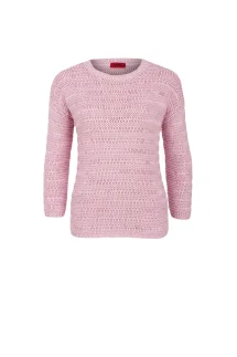 Sweter Silvetta HUGO różowy