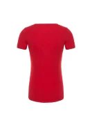 T-shirt Crystal GUESS czerwony