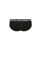 Slipy 3-pack Karl Lagerfeld czarny