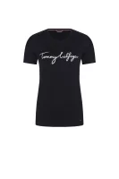 T-shirt Aila | Regular Fit Tommy Hilfiger czarny