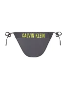 Dół od bikini Calvin Klein Swimwear grafitowy
