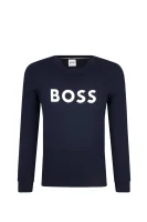 светр | regular fit BOSS Kidswear темно-синій
