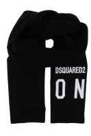 Scarf | with addition of wool Dsquared2 black