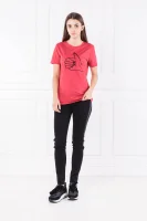 T-shirt Temotive | Regular Fit BOSS ORANGE czerwony