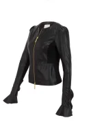 Capitre Leather Jacket Pinko black