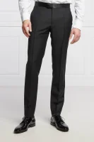 Wool trousers H-Genius | Slim Fit BOSS BLACK black