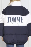 Puchowa kurtka | Oversize fit Tommy Jeans granatowy