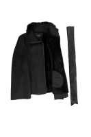 Shearling coat Marciano Guess black