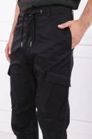 Spodnie | Straight fit Armani Exchange black