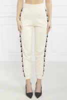 Spodnie dresowe | Regular Fit Elisabetta Franchi kremowy