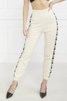 Spodnie dresowe | Regular Fit Elisabetta Franchi kremowy