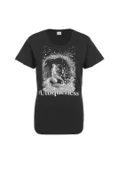 T-shirt GINSENG | Loose fit Pinko charcoal