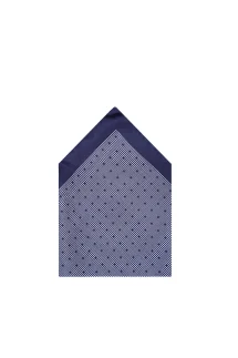 Pocket square HUGO navy blue