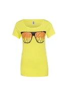 T-shirt Moschino żółty