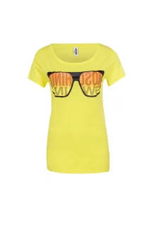 T-shirt Moschino żółty
