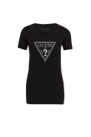 T-shirt Triangle GUESS czarny