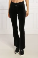 Spodnie dresowe LAYLA | flare fit | low rise Juicy Couture czarny