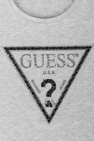 T-shirt Triangle GUESS szary