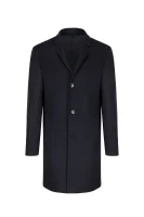 Woollen coat Carlo Calvin Klein navy blue