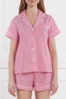 Piżama STRIPED BOXER | Regular Fit LAUREN RALPH LAUREN różowy