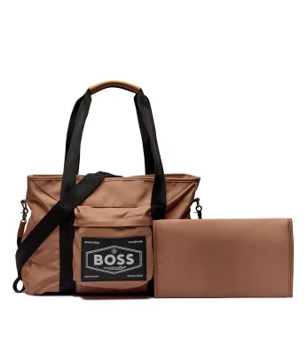 Сумка для коляски BOSS Kidswear | бежевий J51554