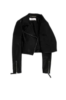 Leather Jacket Elisabetta Franchi black