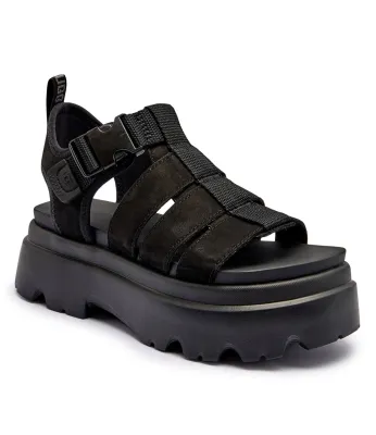 Leather sandals CORA UGG | Black 1152698