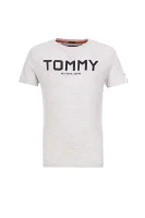 T-shirt Ame Logo Tommy Hilfiger popielaty