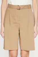 Linen shorts Tannah1 | Relaxed fit BOSS BLACK beige