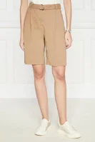 Linen shorts Tannah1 | Relaxed fit BOSS BLACK beige