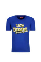 T-shirt | Regular Fit Diesel granatowy