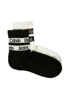 шкарпетки 2 пари 2p logo ribbon CALVIN KLEIN JEANS чорний